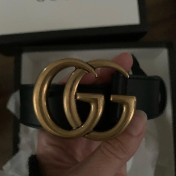Gucci Accessories - Gucci double G belt (gold) - size 70